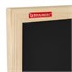 Доска для мела магнитная 60х90 см, черная, деревянная рамка, BRAUBERG "Wood", 238804 238804