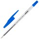 Ручка шариковая STAFF "Basic BP-66 CLASSIC", СИНЯЯ, корпус прозрачный, узел 1 мм, линия письма 0,5 мм, 144455 144455 - фото 369699