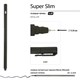 Ручка гелевая BRUNO VISCONTI "Super Slim Black", ЧЕРНАЯ, узел 0,28 мм, линия 0,2 мм, 20-0397 144543 Ручка гелевая BRUNO VISCONTI "Super Slim Black", ЧЕРНАЯ, узел 0,28 мм, линия 0,2 мм, 20-0397 144543