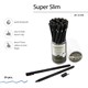 Ручка гелевая BRUNO VISCONTI "Super Slim Black", СИНЯЯ, узел 0,28 мм, линия 0,2 мм, 20-0398 144544 Ручка гелевая BRUNO VISCONTI "Super Slim Black", СИНЯЯ, узел 0,28 мм, линия 0,2 мм, 20-0398 144544