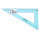Треугольник пластиковый 30*13 см ПИФАГОР, тонированный, прозрачный, 210846 210846 Треугольник пластиковый 30*13 см ПИФАГОР, тонированный, прозрачный, 210846 210846