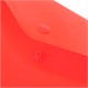 Папка-конверт с кнопкой прозрачная А4 BRAUBERG UNIVERSAL, вертикальная, красная, 0,15 мм, 273077 273077