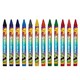 Восковые мелки BRAUBERG "МОНСТРИКИ", 12 цветов, 273238 273238