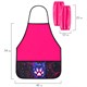 Фартук с нарукавниками для уроков труда BRAUBERG, 3 кармана, 46x54 см, "Pink lava", 273641 273641 Фартук с нарукавниками для уроков труда BRAUBERG, 3 кармана, 46x54 см, "Pink lava", 273641 273641