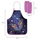 Фартук с нарукавниками для уроков труда ЮНЛАНДИЯ, регулировка по росту, 46х54 см, "Colorful butterfly", 273763 273763