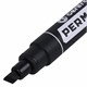Маркер перманентный (нестираемый) CENTROPEN, скошенный наконечник, 1-4,6 мм, черный 151098