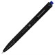 Ручка шариковая масляная автоматическая BRAUBERG "BLACK PEN RT", СИНЯЯ, игольчатый наконечник 0,7 мм, линия письма 0,35 мм, 144326 144326 - фото 370987
