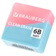Ластик BRAUBERG "PASTEL COLOR DUO", 34х34х14 мм, квадратный, экологичный ПВХ, ассорти, 272733 272733 Ластик BRAUBERG "PASTEL COLOR DUO", 34х34х14 мм, квадратный, экологичный ПВХ, ассорти, 272733 272733