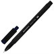 Ручка шариковая масляная BRAUBERG "BLACK PEN", СИНЯЯ, игольчатый узел 0,7 мм, линия письма 0,35 мм, 144325 144325 - фото 371131