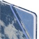 Блокнот А5 135x210 мм BRAUBERG "Denim", ткань/экокожа, резинка, держатель, 80 л., клетка, голубой, 117138 117138