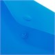 Папка-конверт с кнопкой прозрачная А4, BRAUBERG "UNIVERSAL", до 100 листов, синяя, 0,15 мм, 273071 273071