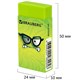 Ластик кросс-серия МОНСТРИКИ, 50х24х10 мм, прямоугольный, картонный держатель, ассорти, ЭКО ПВХ, BRAUBERG, 273236 273236 Ластик кросс-серия МОНСТРИКИ, 50х24х10 мм, прямоугольный, картонный держатель, ассорти, ЭКО ПВХ, BRAUBERG, 273236 273236
