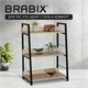 Стеллаж на металлокаркасе BRABIX "LOFT SH-002", 600х350х845 мм, цвет дуб натуральный, 641233 641233