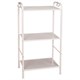 Стеллаж на металлокаркасе "Валенсия-13", 455х300х855 мм, 3 полки, белый 291308