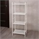 Стеллаж на металлокаркасе "Валенсия-14", 455х300х1205 мм, 4 полки, белый 291310