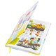 Дневник 1-4 класс 48 л., кожзам (твердая с поролоном), печать, наклейки, ЮНЛАНДИЯ, "Мороженки", 106219 106219
