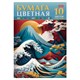 Цветная бумага А4 МЕТАЛЛИЗИРОВАННАЯ, 10 листов, 10 цветов, в папке, HATBER, 200х290 мм, "Большая волна", 088643, 10Бц4мт_32491 107450