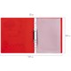 Папка для портфолио школьника/дошкольника, А4, 2 кольца, 10 файлов, красный пластик, ЮНЛАНДИЯ, 115235 115235
