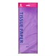 Цветная бумага ТИШЬЮ 17г/м2, 50х66см, 10 листов пастель сиреневый, ЗОЛОТАЯ СКАЗКА, 116480 116480
