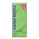 Цветная бумага ТИШЬЮ 17г/м2, 50х66см, 50 листов пастель салатовый, ЗОЛОТАЯ СКАЗКА, 116490 116490