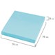 Блок самоклеящийся (стикеры) STAFF STANDARD, ПАСТЕЛЬНЫЙ 76х76 мм, голубой, 100 листов, 116574 116574
