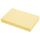 Блок самоклеящийся (стикеры) STAFF STANDARD, ПАСТЕЛЬНЫЙ 76х51 мм, желтый, 100 листов, 116581 116581