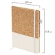 Блокнот в наборе с ручкой А5, 145х213 мм, BRAUBERG "Cork", под кожу, ЭКО обложка, 80 листов, бежевый, 116864 116864