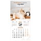 Календарь настенный перекидной 2026 г., BRAUBERG, 12 листов, 28,5х28,5 см, "Милые котики", 116929 116929