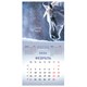 Календарь настенный перекидной 2026 г., BRAUBERG, 12 листов, 28,5х28,5 см, "Благородные лошади", 116932 116932