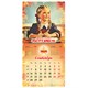 Календарь настенный перекидной 2026 г., BRAUBERG, 12 листов, 28,5х28,5 см, "Советские плакаты", 116934 116934