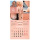 Календарь настенный перекидной 2026 г., BRAUBERG, 12 листов, 28,5х28,5 см, "Color set", 116936 116936
