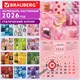 Календарь настенный перекидной 2026 г., BRAUBERG, 12 листов, 28,5х28,5 см, "Color set", 116936 116936
