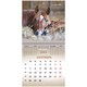 Календарь настенный перекидной 2026 г., BRAUBERG, 12 листов, 21,4х21,4 см, МИНИ, "Благородные лошади", 116947 116947