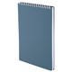 Блокнот А5, 80 л., силиконовый гребень, обложка пластик, клетка, BRAUBERG, синий, 117561 117561