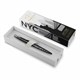 Ручка шариковая PARKER "Jotter New York Black CT", корпус черный лак, детали из нержавеющей стали, синяя, 2187554 144356