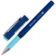 Ручка шариковая с грипом BRAUBERG "VIVID PASTEL", СИНЯЯ, SOFT TOUCH покрытие, узел 0,7 мм, линия письма 0,35 мм, 144399 144399