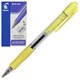 Ручка шариковая автоматическая с грипом PILOT Super Grip, СИНЯЯ, желтые детали, линия 0,21 мм, BPGP-10R-F, BPGP-10R-F Y 144716