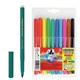 Фломастеры 10 ЦВЕТОВ CENTROPEN "Colour World", круглые, смываемые, 7550/10TP, 775501084 151166