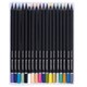 Карандаши цветные чёрное дерево BRAUBERG BLACK WOOD, 36 цветов, мягкий грифель 3 мм, 182042 182042