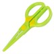 Ножницы ЮНЛАНДИЯ "МУЛЬТЯШКИ", 125 мм, с безопасными пластиковыми лезвиями, зеленые, 236983 236983