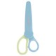 Ножницы ЮНЛАНДИЯ, 135 мм, с футляром для лезвий, мятно-голубые, блистер, 237110 237110