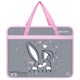 Папка на молнии с ручками BRAUBERG А4, 1 отделение, пластик, 80 мм, "Curious bunny", 272164 272164