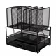 Органайзер многосекционный металлический BRAUBERG "Germanium", 335х228х335 мм, черный, 272474 272474
