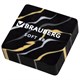 Ластик BRAUBERG "MARBLE", 34х34х11 мм, квадратный, экологичный ПВХ, ассорти, 272726 272726
