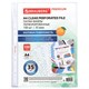 Папки-файлы перфорированные А4 BRAUBERG "PREMIUM", КОМПЛЕКТ 100 шт., матовые, 35 мкм, 273005 273005