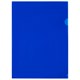 Папка-уголок прозрачная А4 BRAUBERG UNIVERSAL, синяя, 0,10 мм, 273045 273045