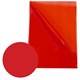 Папка-уголок прозрачная А4 BRAUBERG UNIVERSAL, красная, 0,10 мм, 273047 273047