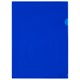 Папка-уголок жесткая прозрачная А4 BRAUBERG UNIVERSAL, синяя, 0,15 мм, 273050 273050