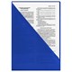 Папка-уголок жесткая, непрозрачная (тонированная), А4, BRAUBERG UNIVERSAL, синяя, 0,18 мм, 273055 273055