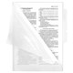 Папка-уголок 3 отделения, жесткая, А4, BRAUBERG "SPECIAL", прозрачная, 0,15 мм, 273062 273062